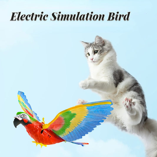 Automatic Moving Simulation Bird Interactive Cat Toy for Indoor Cats