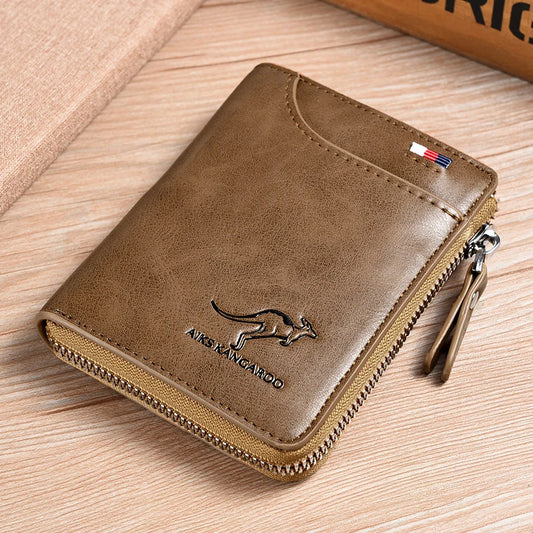 Men's Wallet Leather Business Card Holder